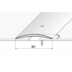 A13 270CM ALIUMINIS PROFILIS grindų dangų sujungimui